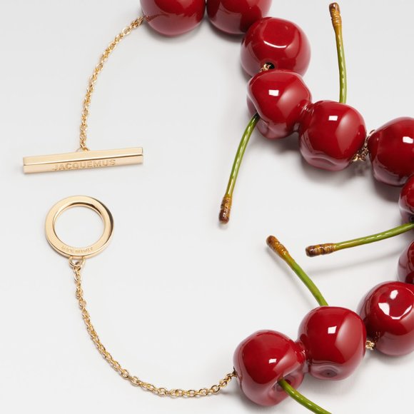 Jacquemus Le collier cerise LE CHOUCHOU Cherry necklace - Picture 9 of 12